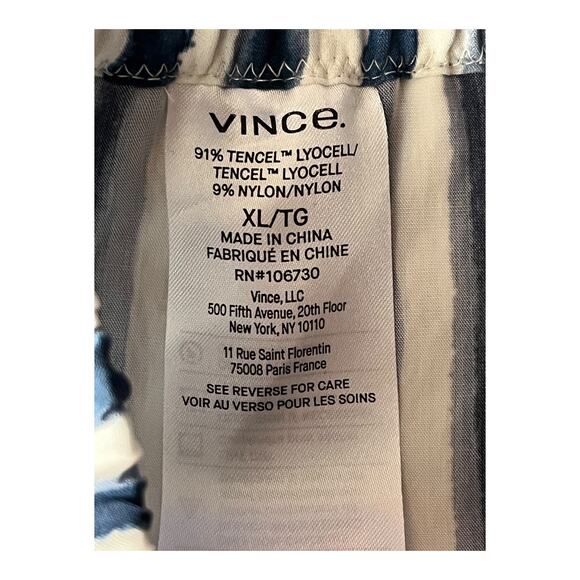 Vince Shorts Painterly Stripe Pull on blue size X-Large XL - Picture 5 of 7